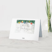 Frohe Weihnachten & Glück Neues Jahr! 2024 Karte (Rückseite)