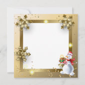 Frohe Weihnachten & Glück Neues Jahr! 2026 XMAS Mitteilungskarte (Rückseite)