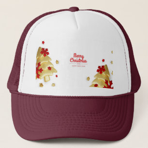 Frohe Weihnachten Glück Neues Jahr Feiertag-Cap Truckerkappe