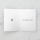 Frohe Weihnachten Glück Neues Jahr Pferd von Bihrl (Innenseite)