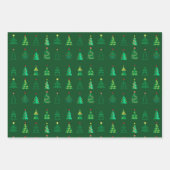 Frohe Weihnachten & Glück Neues Jahr! Schottland M Geschenkpapier Set (Vorderseite 3)