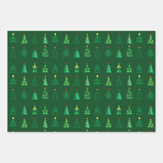 Frohe Weihnachten & Glück Neues Jahr! Schottland M Geschenkpapier Set (Vorderseite 3)