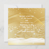 Frohe Weihnachten & Glück Neues Jahr! XMAS Gold Ca (Rückseite)