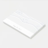 Frohe Weihnachten & Glück Neues Jahr! XMAS Post-it Klebezettel (angewinkelt)