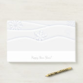 Frohe Weihnachten & Glück Neues Jahr! XMAS Post-it Klebezettel (Auf Schreibtisch)