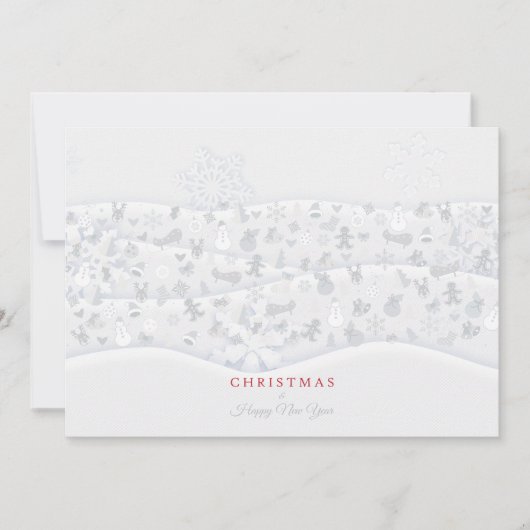 Frohe Weihnachten & Glück Neues Jahr! XMAS Save The Date (Vorderseite)