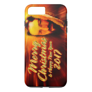 Frohe Weihnachten Glück Neujahr 2017 Jesus Case-Mate iPhone Hülle