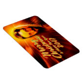 Frohe Weihnachten Glück Neujahr 2017 Jesus Magnet (Rechte Seite)