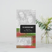 Frohe Weihnachten & Glück Neujahr 2 Foto Rahmen (Stehend Vorderseite)