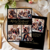 Frohe Weihnachten Glück Neujahr 5 FotoCollage