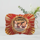 Frohe Weihnachten Glück Neujahr Extravaganten Schn (Stehend Vorderseite)