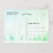 Frohe Weihnachten Glück Neujahr Feiertage Grüße (Rückseite)