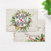 Frohe Weihnachten & Glück Neujahr Feiertage Grüße (Schreibtisch)