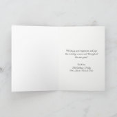 Frohe Weihnachten & Glück Neujahr Feiertage Grüße (Innenseite)