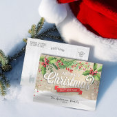 Frohe Weihnachten & Glück Neujahr Feiertage Grüße