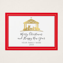 Frohe Weihnachten Glück Neujahr Heilige Familie Re