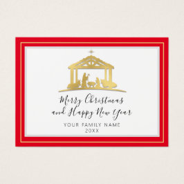 Frohe Weihnachten Glück Neujahr Heilige Familie Re