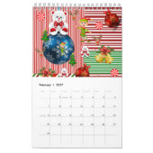 Frohe Weihnachten Glück Neujahr Kalender 2021 (Feb 2027)