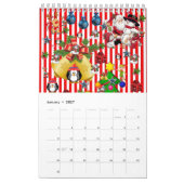 Frohe Weihnachten Glück Neujahr Kalender 2021 (Jan 2027)