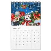 Frohe Weihnachten Glück Neujahr Kalender 2021 (Mär 2027)
