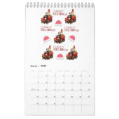Frohe Weihnachten Glück Neujahr Kalender 2022 (Mär 2027)
