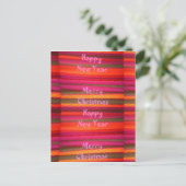 Frohe Weihnachten Glück Neujahr Leinwand Farbgesta (Stehend Vorderseite)