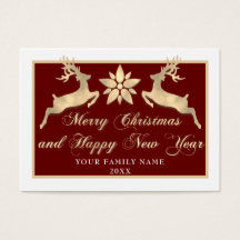 Frohe Weihnachten Glück Neujahr Name Foto Gold