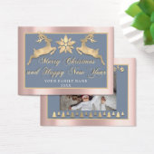 Frohe Weihnachten Glück Neujahr Name Foto RoseBlue (Schreibtisch)