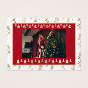 Frohe Weihnachten Glück Neujahr Name Rustic