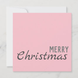 Frohe Weihnachten Glück Neujahr Rosa Weihnachtskar Karte