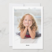 Frohe Weihnachten Glück Neujahr Schönes Foto (Rückseite)