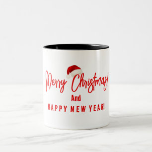 Frohe Weihnachten Glück Neujahr Tasse