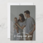 Frohe Weihnachten & Glück Neujahr Warme Weihnachts (Vorderseite)