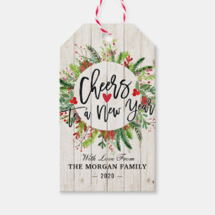 Frohe Weihnachten Glück Neujahr Weihnachten Weihna Geschenkanhänger