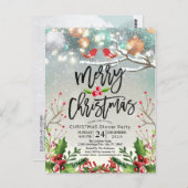 Frohe Weihnachten Glück Neujahr Weihnachten Weihna Postkarte (Vorne/Hinten)