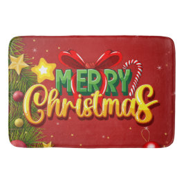 Frohe Weihnachten Glück Weihnachten Weihnachten Re Badematte