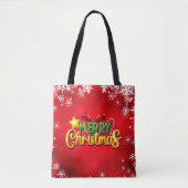 Frohe Weihnachten Glück Weihnachten Weihnachten Re Tasche (Vorderseite)