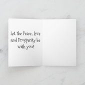 Frohe Weihnachten glücklich Neues Jahr (Innenseite)