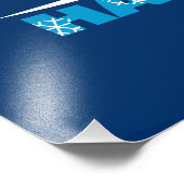 Frohe Weihnachten glücklich Neues Jahr Fotodruck (Ecke)