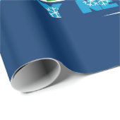 Frohe Weihnachten glücklich Neues Jahr Geschenkpapier (Rolleneckpunkt)