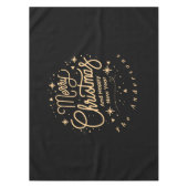 Frohe Weihnachten glücklich Neues Jahr Moderne Sch Tischdecke (Vorderseite)