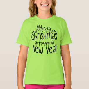 Frohe Weihnachten glücklich Neues Jahr T-Shirt
