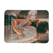 Frohe Weihnachten glücklich Neujahr Classic Custom Magnet (Horizontal)