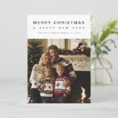 Frohe Weihnachten glücklich Neujahr Familie Foto (Stehend Vorderseite)