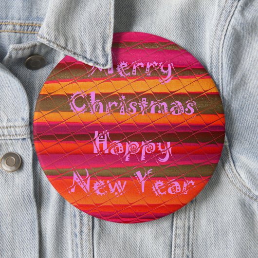 Frohe Weihnachten glücklich Neujahr Farbgestaltung Button (Beispiel)
