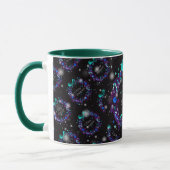 Frohe Weihnachten glücklich Zeit Geschenk Tasse (Links)