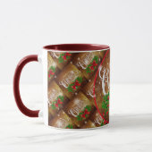 Frohe Weihnachten glücklich Zeit Geschenk Tasse (Links)