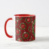 Frohe Weihnachten glücklich Zeit Geschenk Tasse (Links)