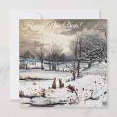 Frohe Weihnachten/glückliche Feiertage Feiertagskarte (Rückseite)