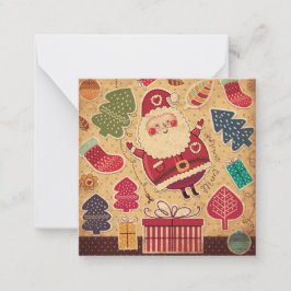 Frohe Weihnachten/glückliche Feiertage Mitteilungskarte